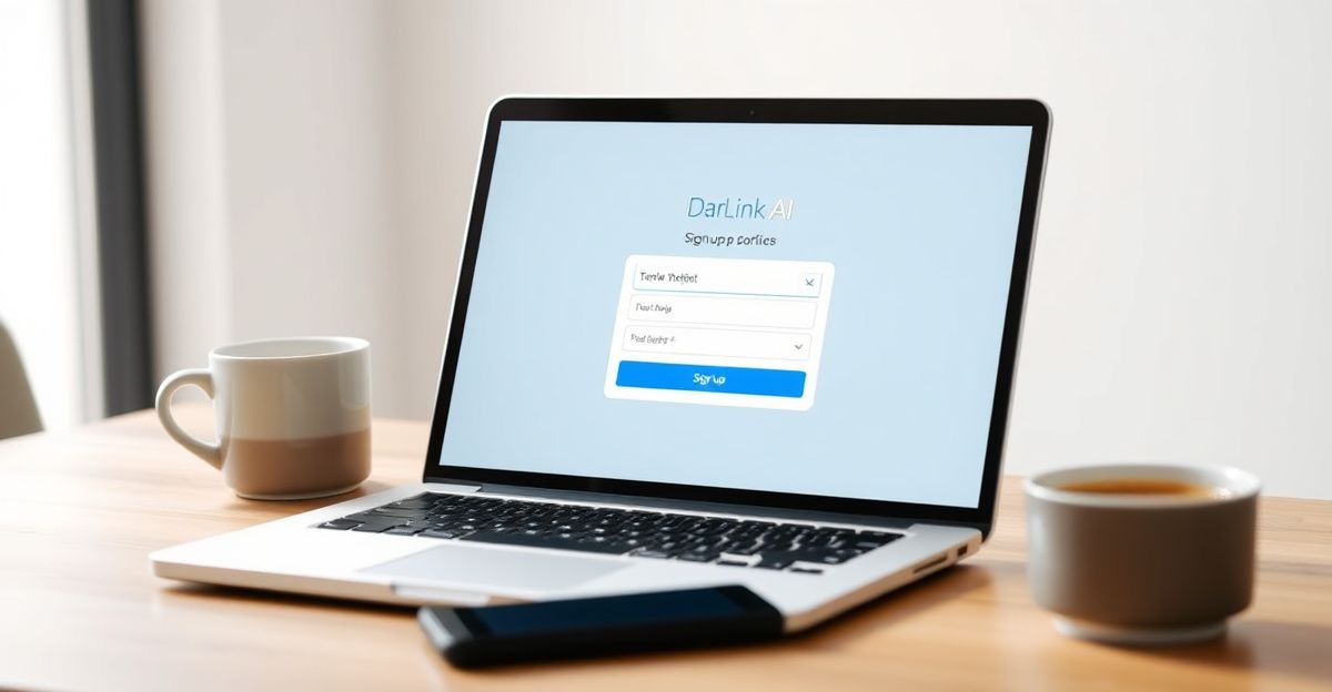Schritt für Schritt: DarLink AI Konto erstellen